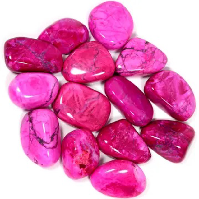 Pink Howlite Tumblestone