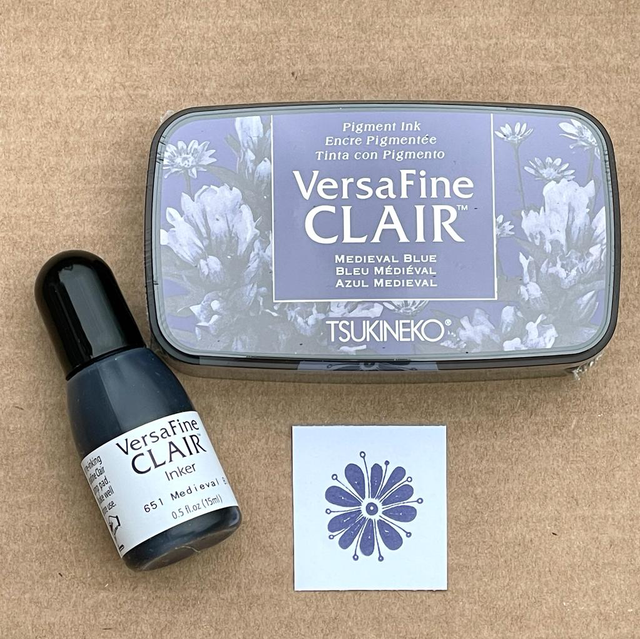 Versa Fine Clair Stempelkissen MEDEVIAL BLUE