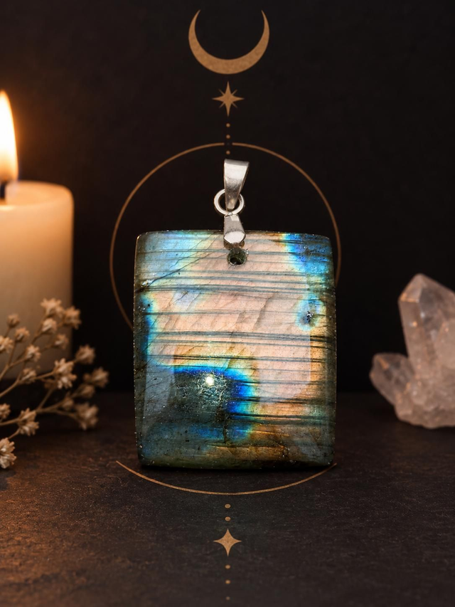 Pendentif labradorite 