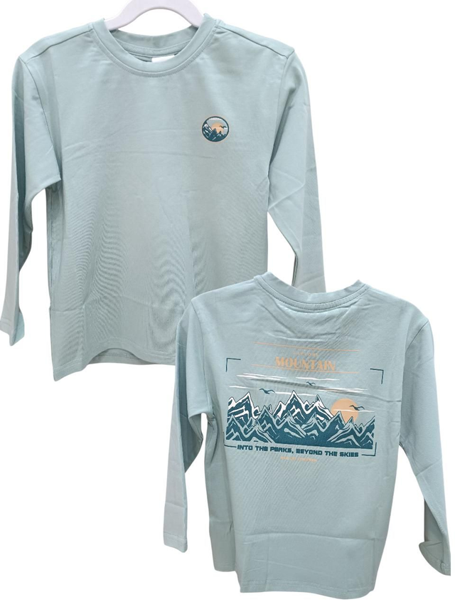 T-shirt vert mountain