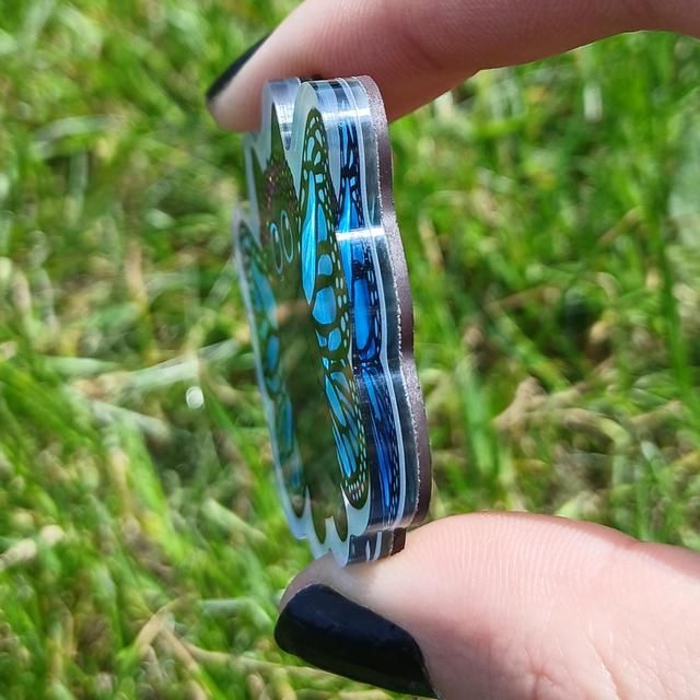 Butterfly Cat Acrylic Magnet