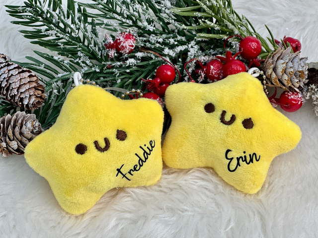 Personalised Star Keyring