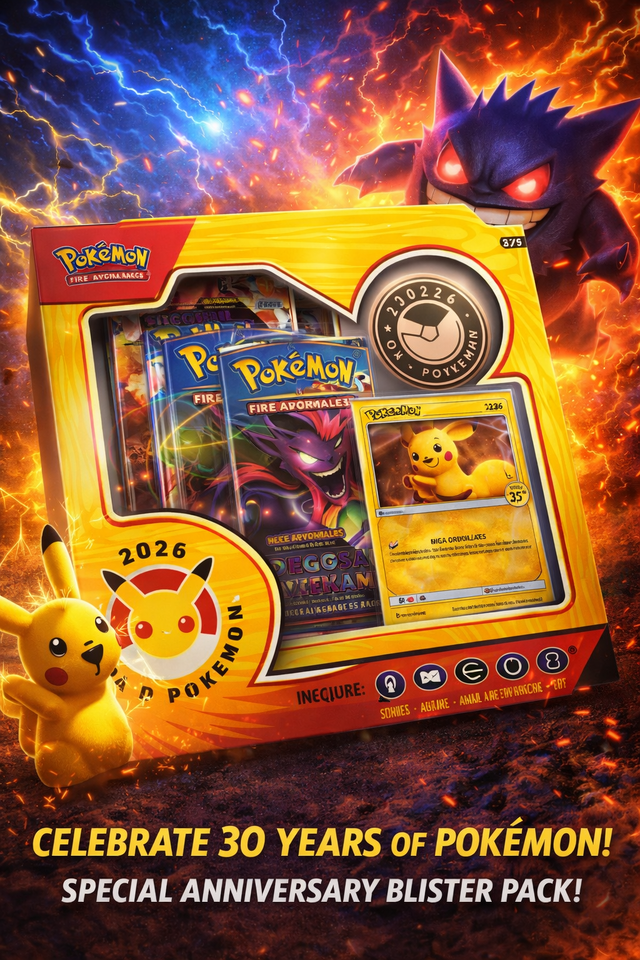 Blíster Pokémon Día de Pokémon 2026 – 30º Aniversario – Edición Especial