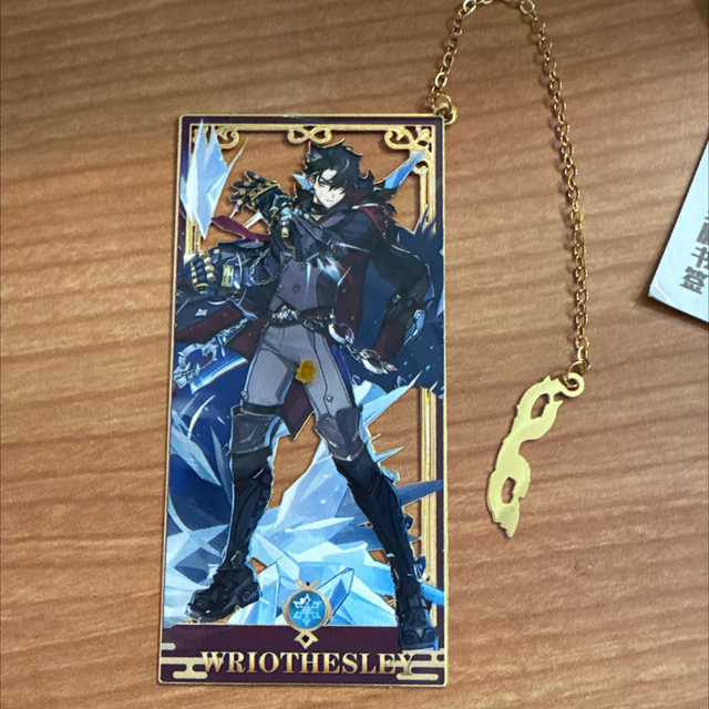 Wriothesles bookmark