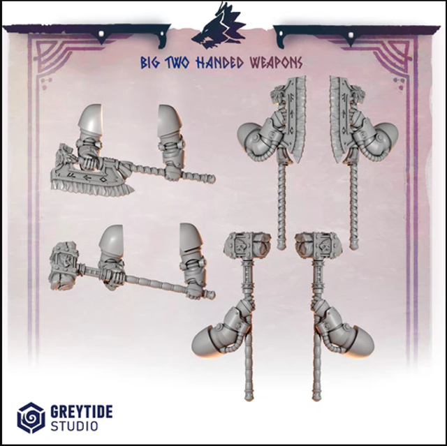 Big Two Handed Weapons (Primal Hounds)