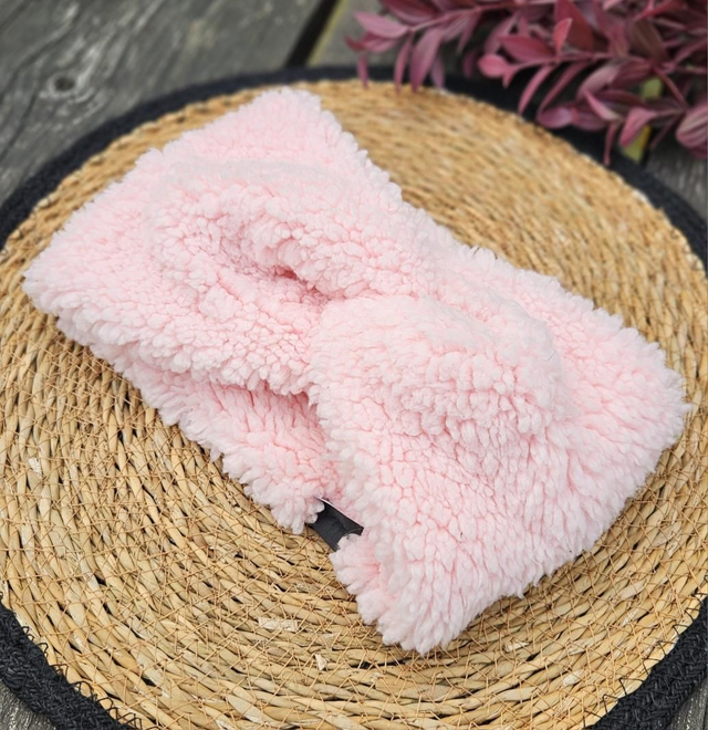 SHERPA púder pink téli fejpánt