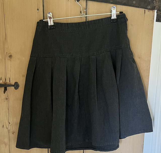 Grey School Skirt - 12 years