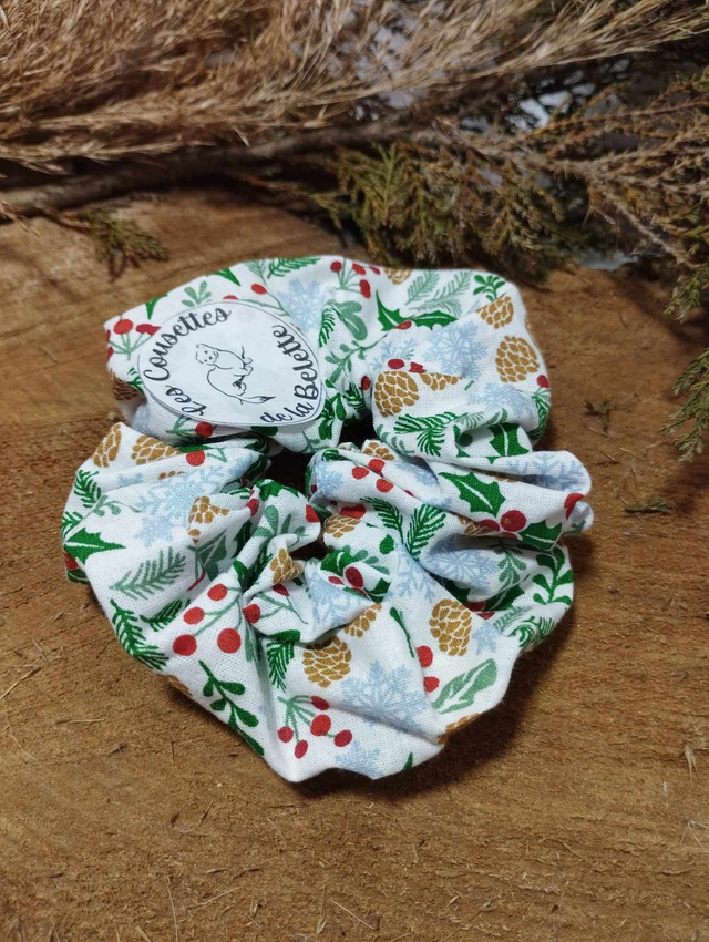 Chouchou Noël blanc