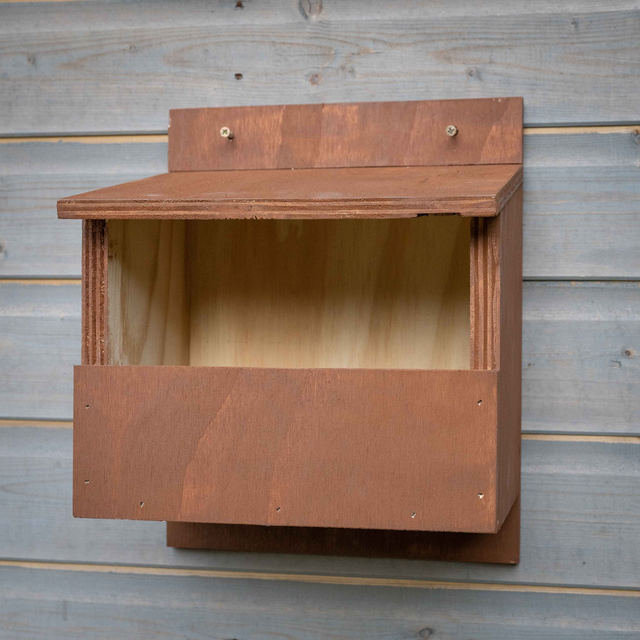 Nest Box - Large Open Nest Box for Blackbird/Thrush