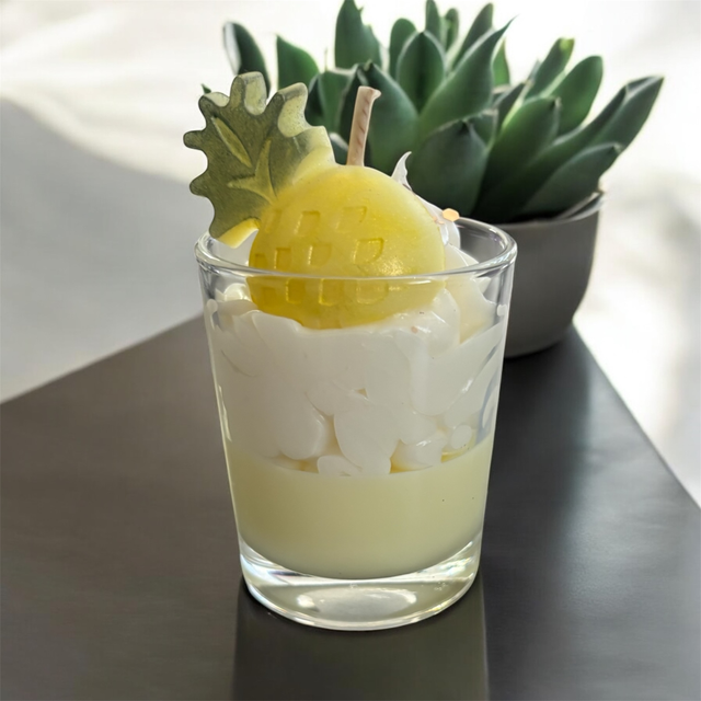 Bougie Pina colada taille S