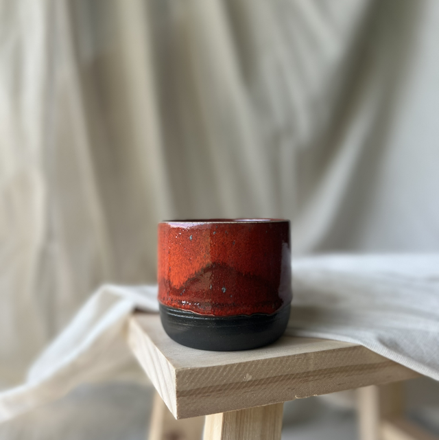 Cappuccinobecher "fire"