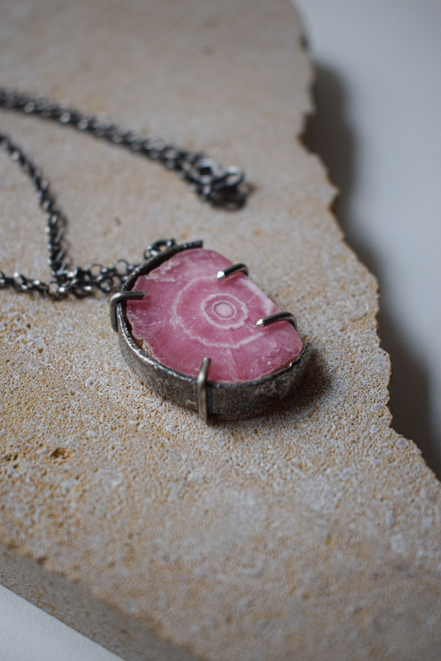 Pendentif Rodochrosite