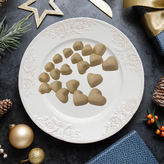 🍫 Vegan White Chocolate Hearts X4 in a pack 
