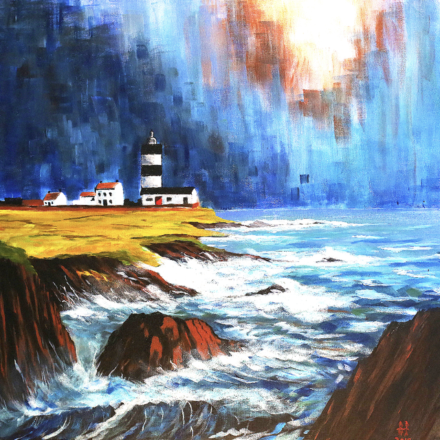 X4 Prints - Hook Lighthouse, Co. Wexford 8"x8" (£7.50 per unit)