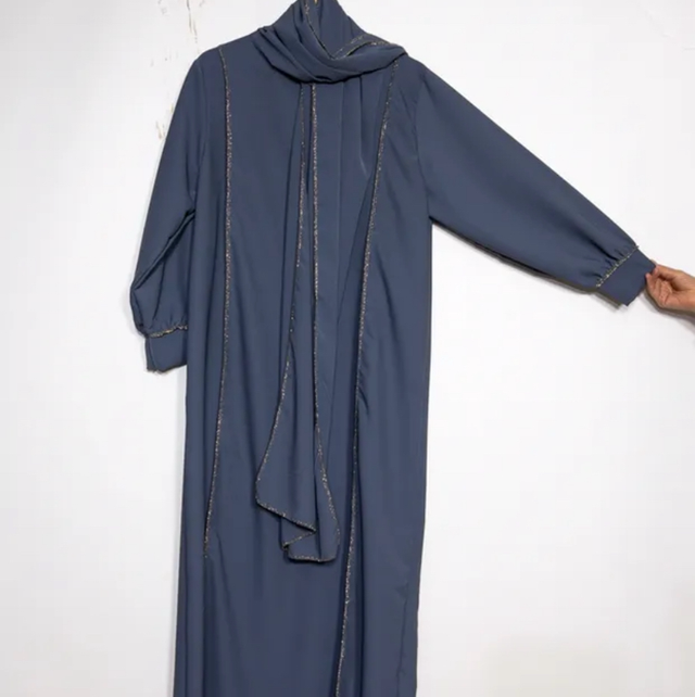 (33) abaya voile intégré