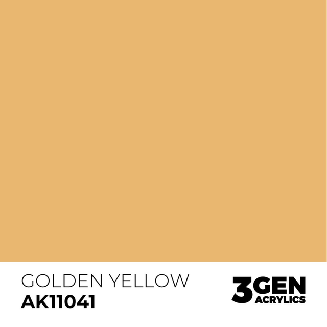3rd Gen. Acrylics 41 Golden Yellow