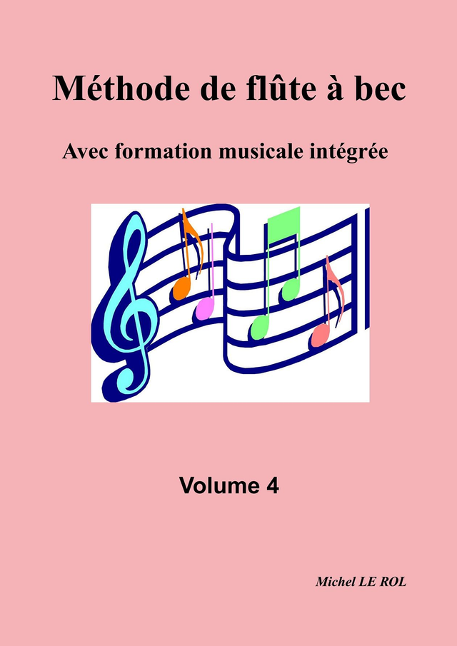 Vol. 4 méthode de flûte à bec PDF et imprimé