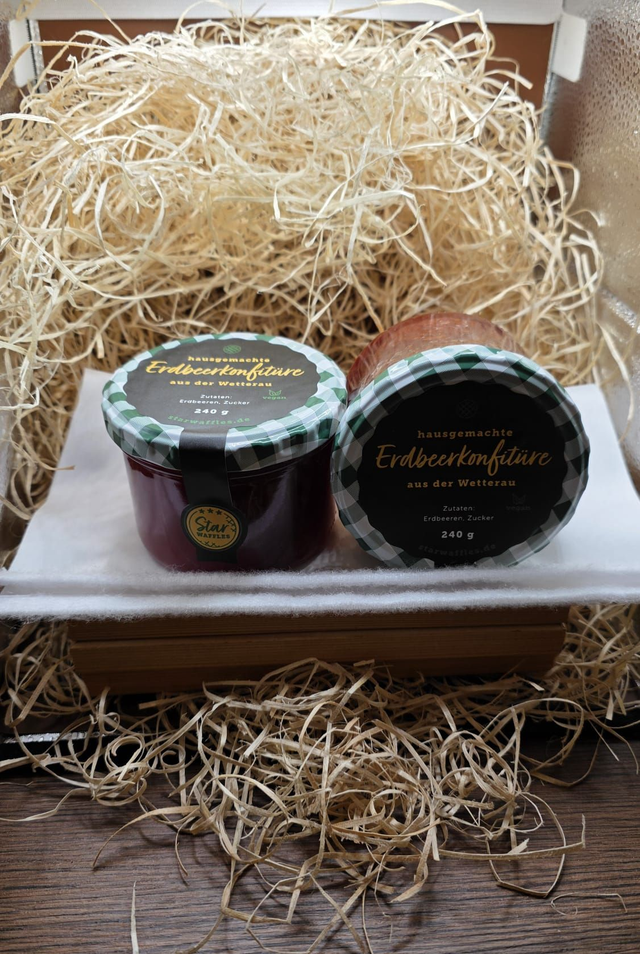 hausgemachte Erdbeerkonfitüre