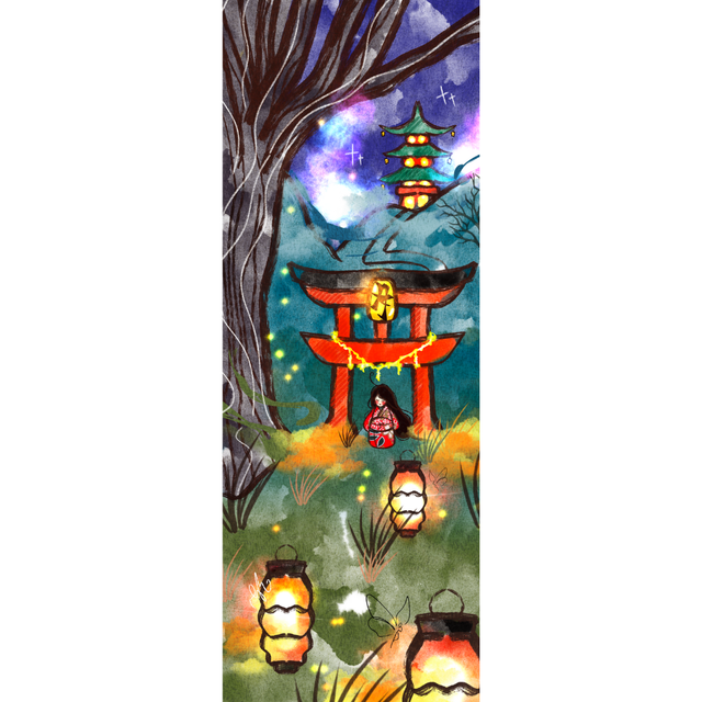 Marque-page - La Danseuse et le Sanctuaire dans la Montagne