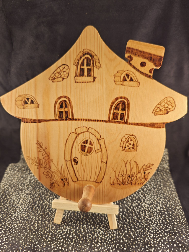 Porte manteau Maison de lutin 