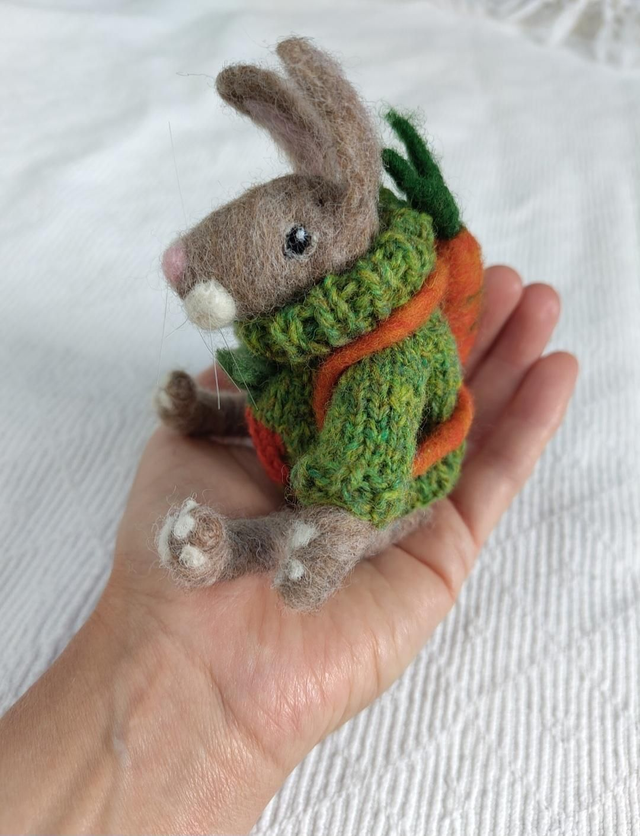 Folk Tails: Brambles the Bunny (Made to Order - allow 3 week craft time)