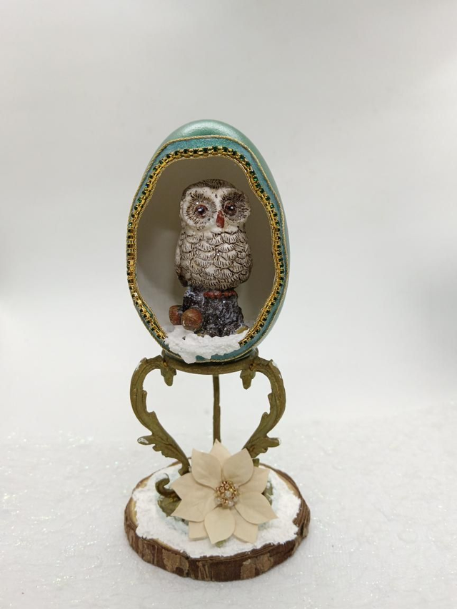 Owl in a Goose egg