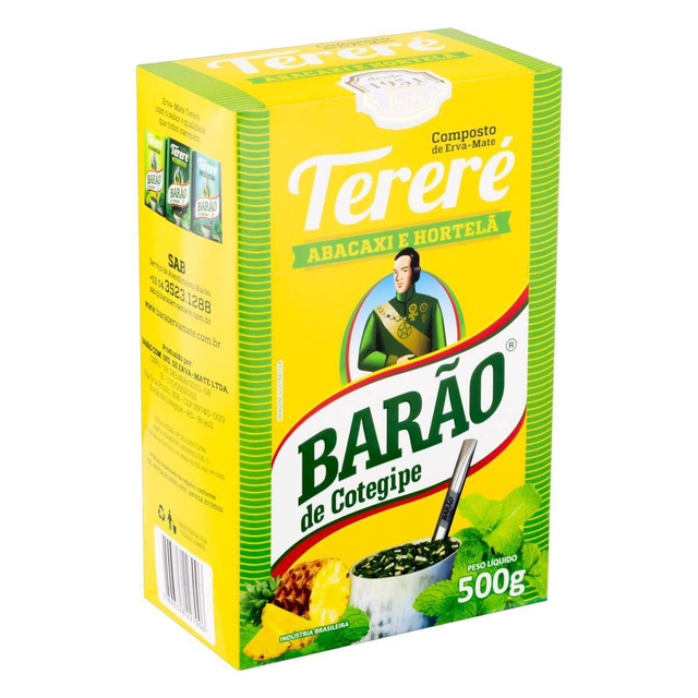 Tererè Abacaxi e hortelã 500 gr- Barão