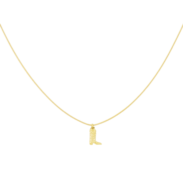 Ketting cowgirl goud