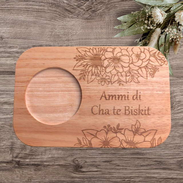 Engraved Biscuit Board