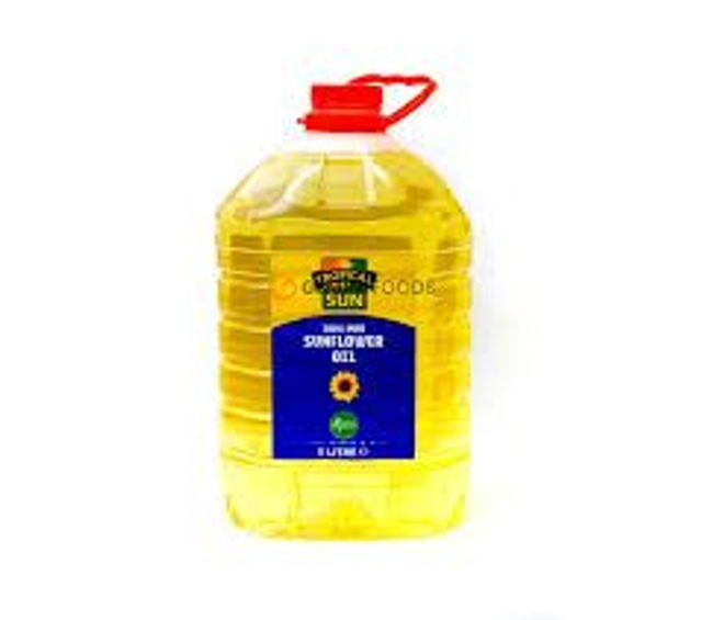 Tropical sun vegtable oil 5ltrs