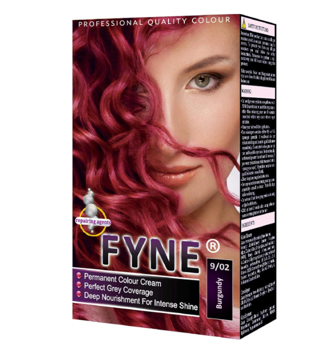 FYNE Permanent Hair Dye for Women - (Burgundy 9/02)