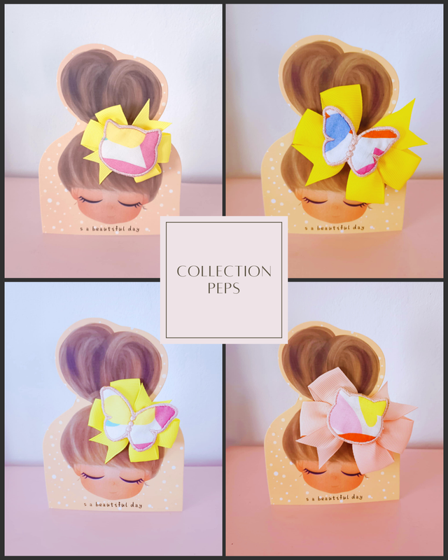 Barette Cheveux, pinces , accessoire cheveux" Collection Peps "   