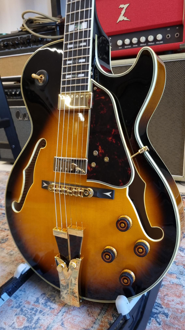 Ibanez George Benson GB10SE Brown Sunburst + Upgrade (Usato)