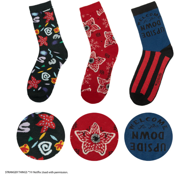 Calze - Stranger Things - Upside Down (3 Pack Socks)