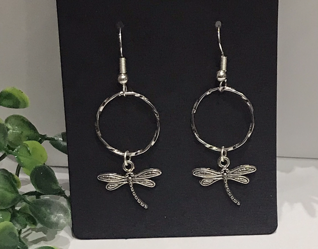 Silver Dangling Earrings- SDE31