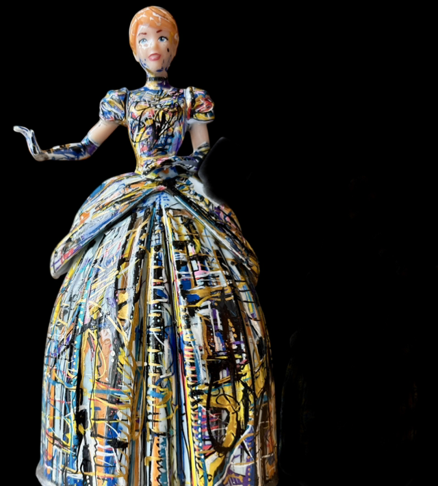 Cendrillon signée LM ART H. 18cm