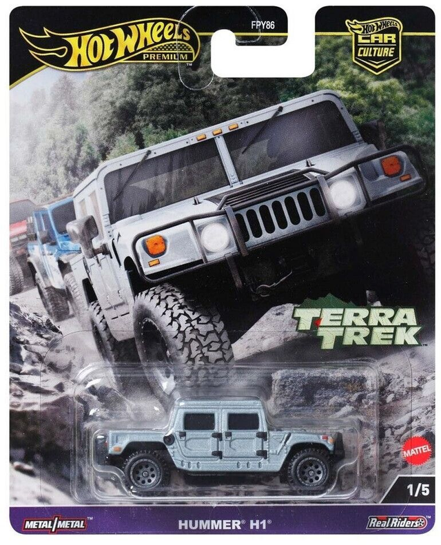 Hot Wheels Premium Terra Trek - Hummer H1 in Graumetallic