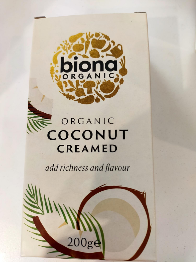Biona Organic Creamed Coconut 200g 47141