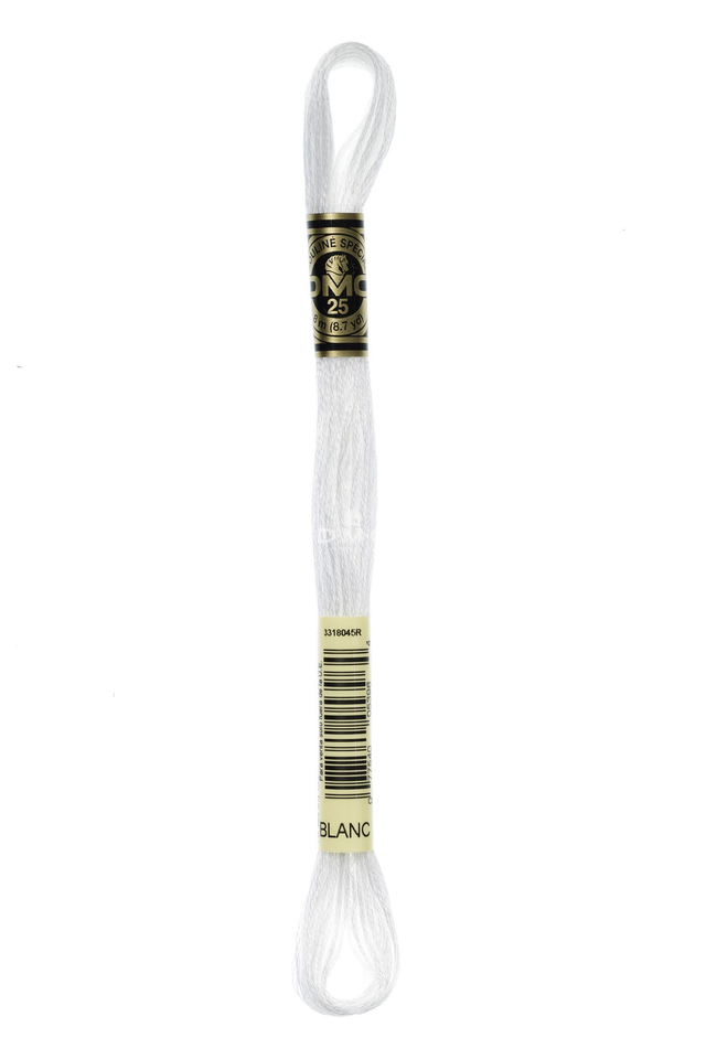 N°BLANC Mouliné Spécial DMC 