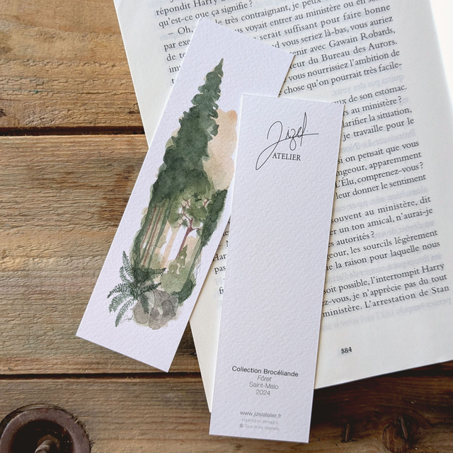 Marque-page - Brocéliande - Forêt