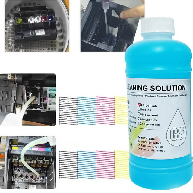 Solution de nettoyage d'encre DTF