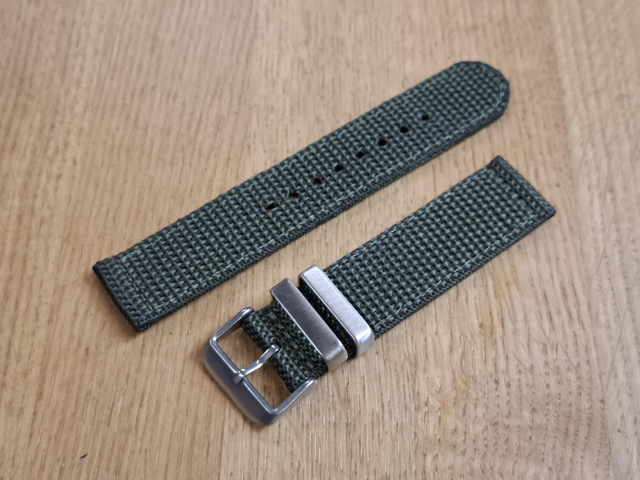 Green Woven Nylon Strap