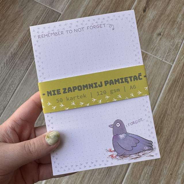 Notatnik gołębiowy 🐦 