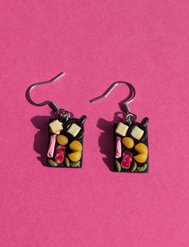 Boucles d'oreilles raclette