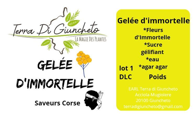 Gelée d'immortelle 200g