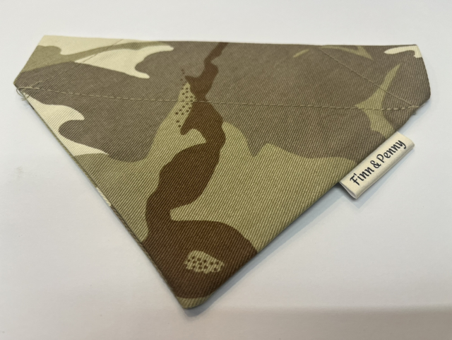 Khaki camo Bandana