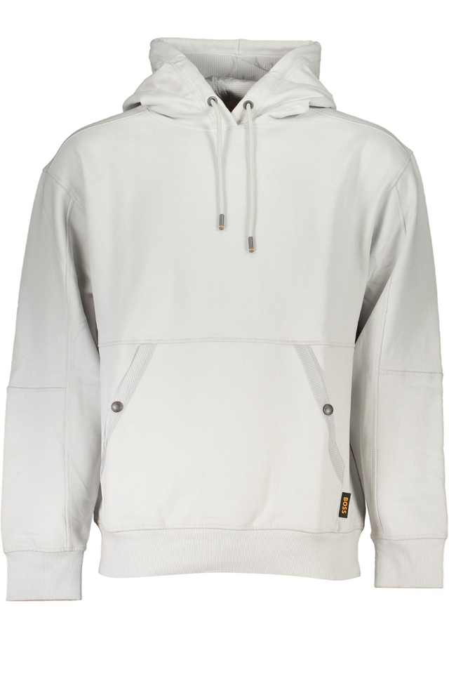 HUGO BOSS FELPA SENZA ZIP UOMO GRIGIO