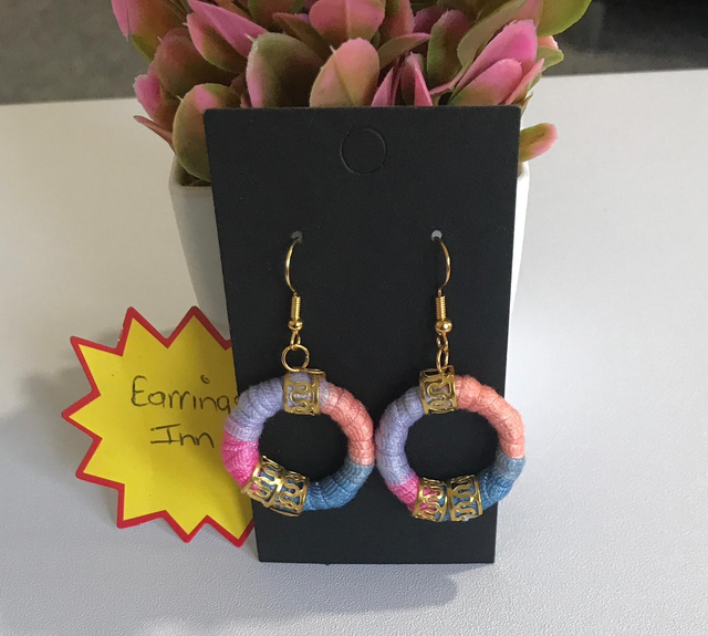 Mixed Dangling Fabric Earrings-MFE29