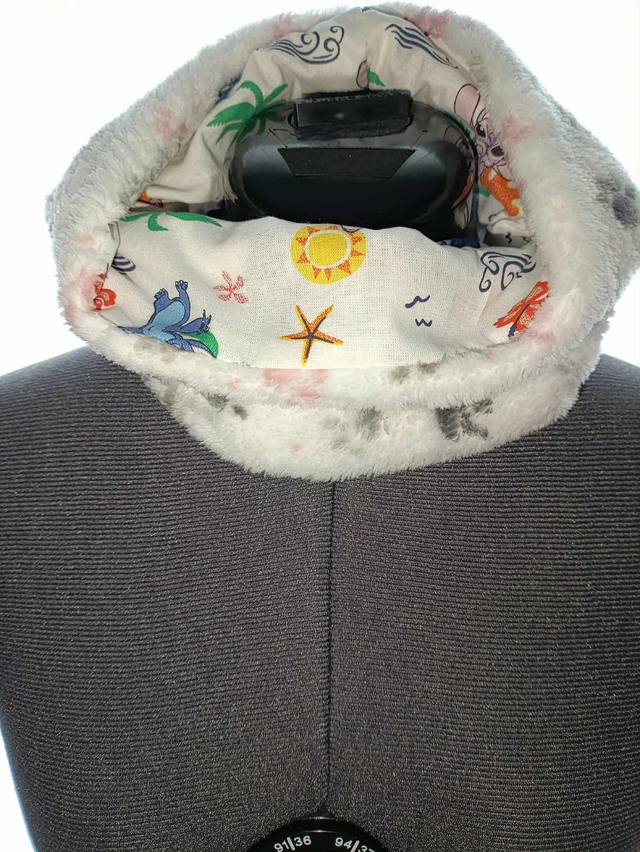 TOUR DE COU ENFANT STITCH REVERSIBLE