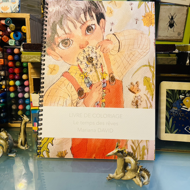 LIVRE DE COLORIAGE A4  NOIR ET BLANC 